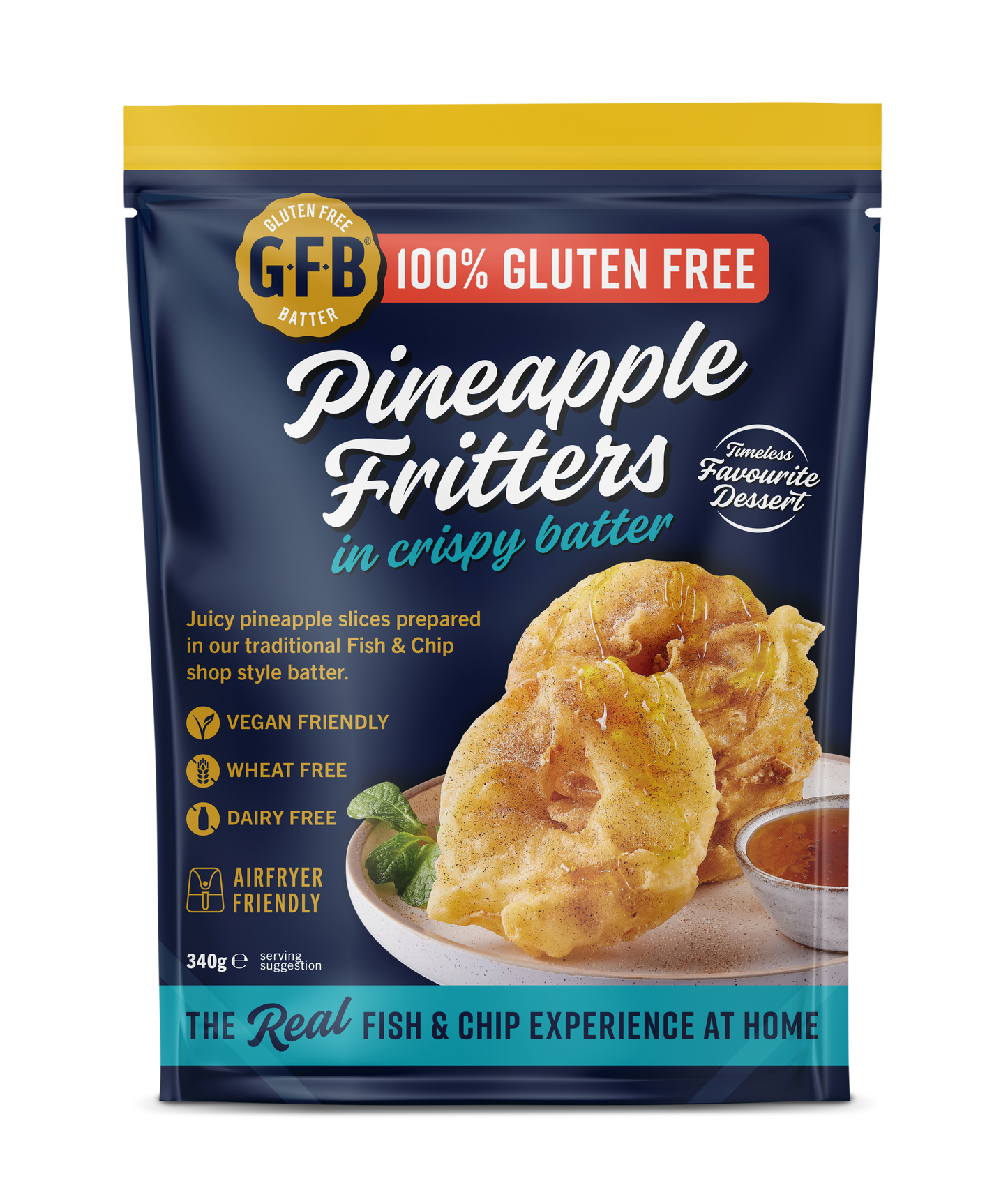 Pineapple Fritters in crispy batter