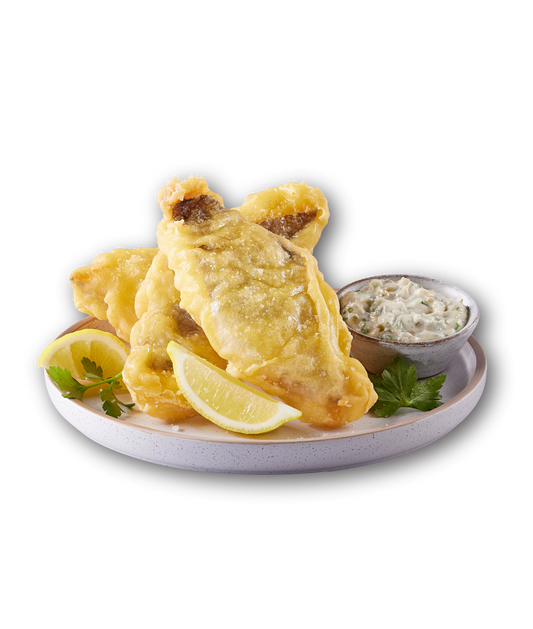 Blue Grenadier in crispy batter