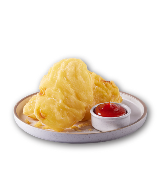 Potato Cakes in crispy batter