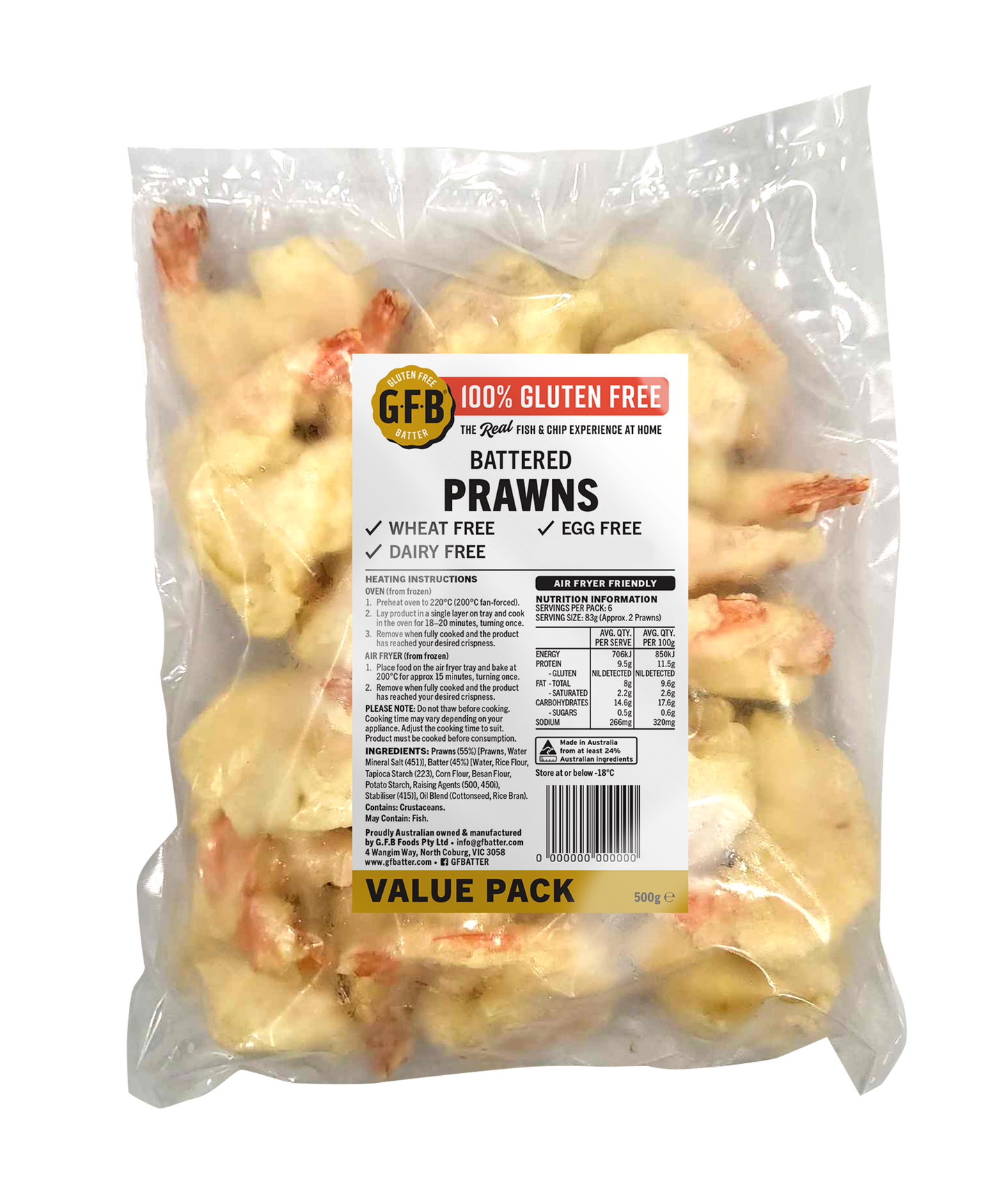 Value Pack Prawns in Crispy Batter