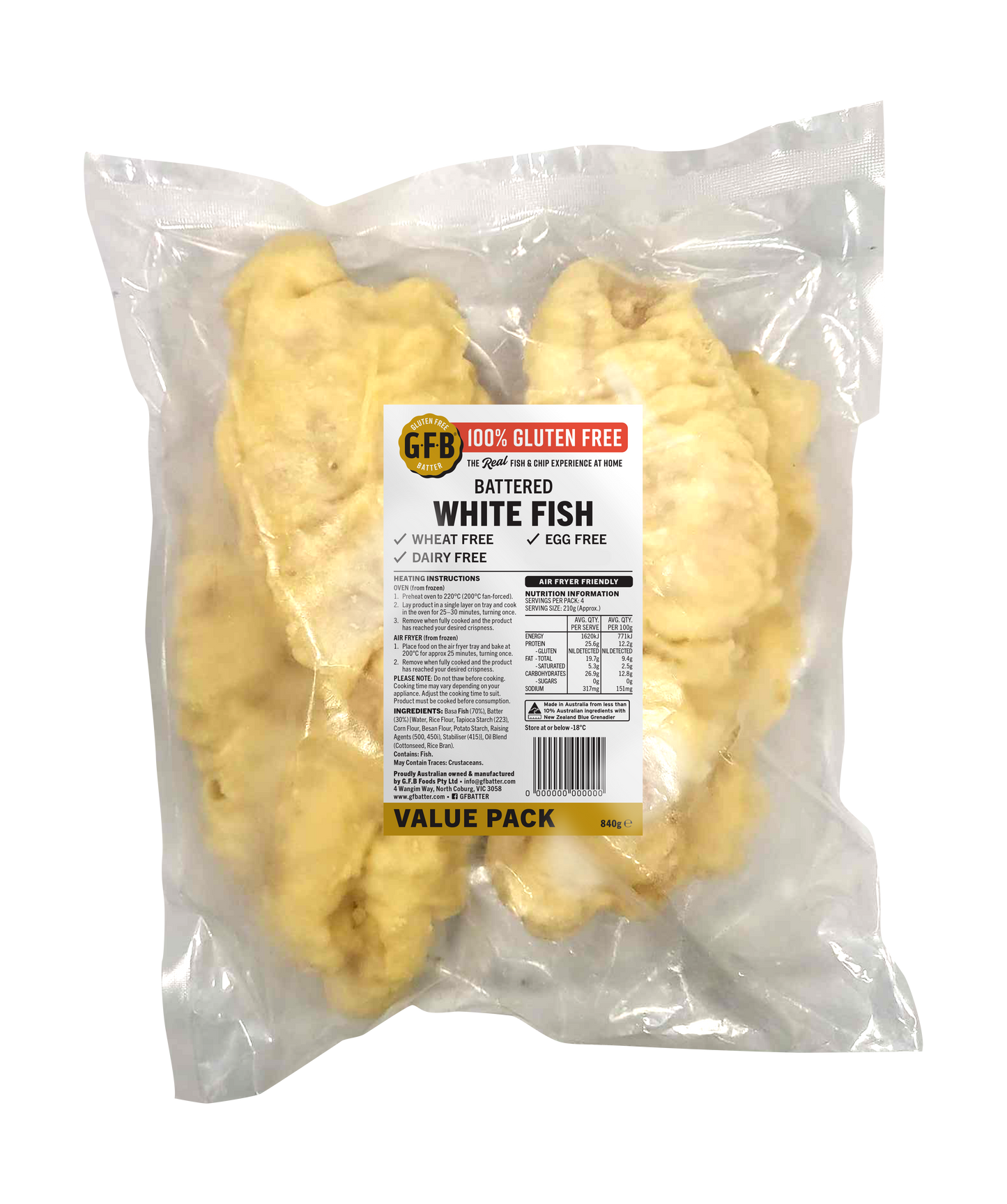 Value Pack White Fish in Crispy Batter