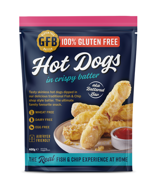 Hot Dogs in crispy batter