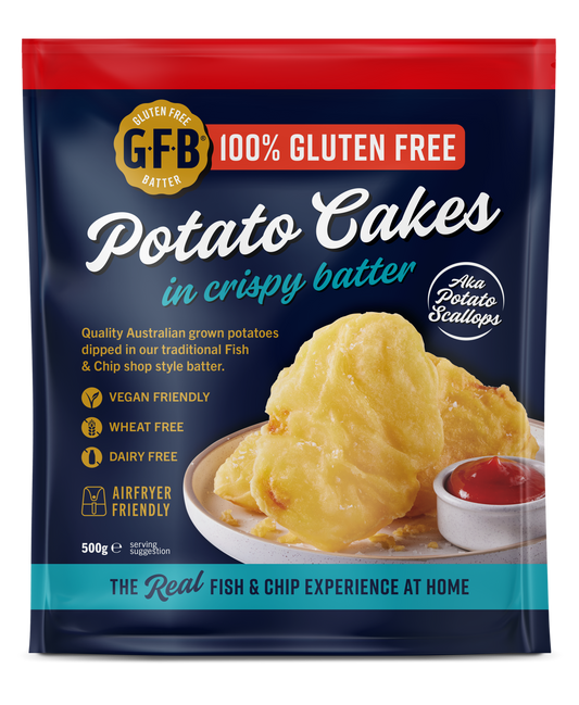 Potato Cakes in crispy batter