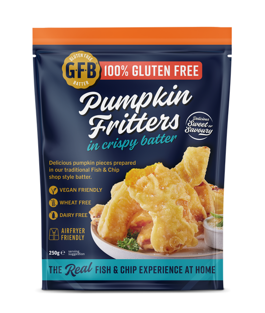 Pumpkin Fritters in crispy batter