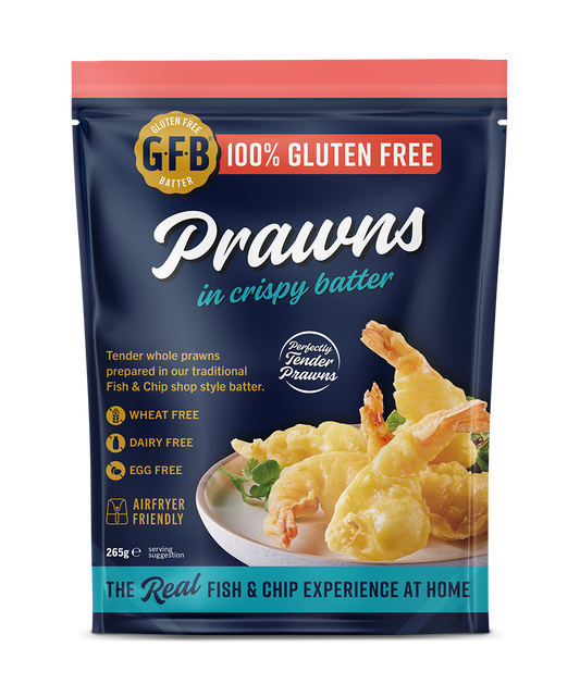 Prawns in crispy batter