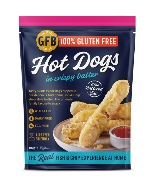 Hot Dogs in crispy batter