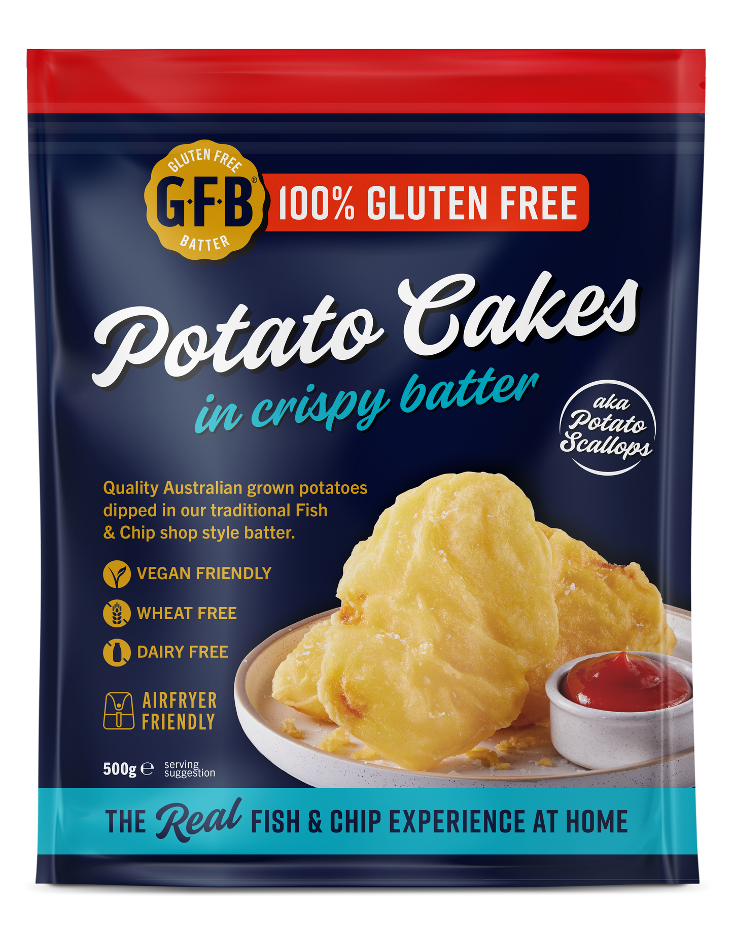 Potato Cakes in crispy batter