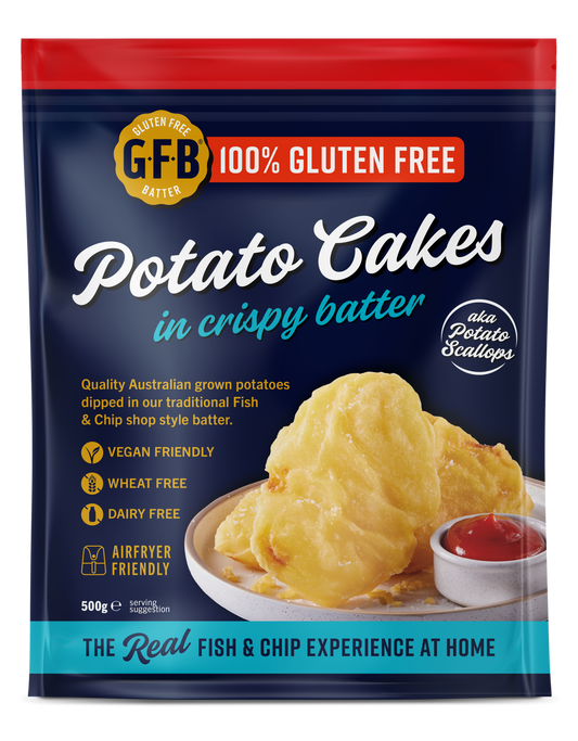 Potato Cakes in crispy batter