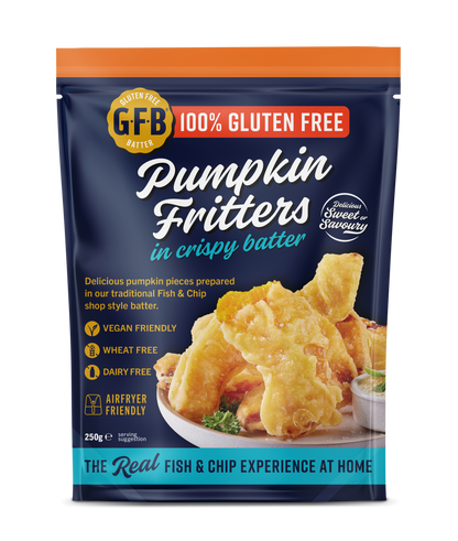 Pumpkin Fritters in crispy batter