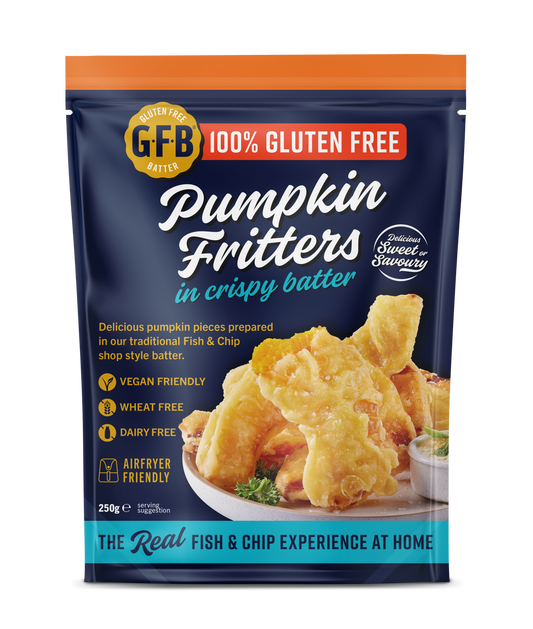 Pumpkin Fritters in crispy batter